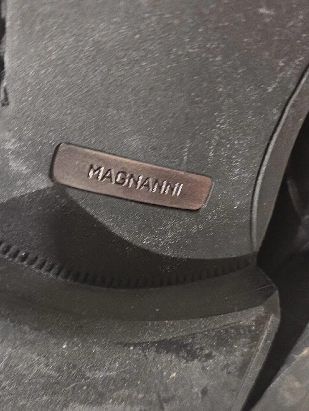 Magnanni Mens Black Leather Boots